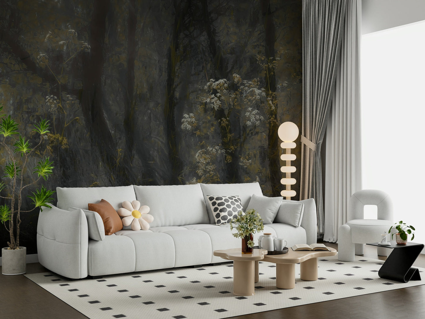 Ethereal Forest Whisper Wall Mural- same uploaded GD5607