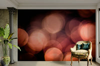 A beautiful modern abstract wall mural for a living room.

