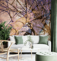 Calming landscape mural wallpaper
