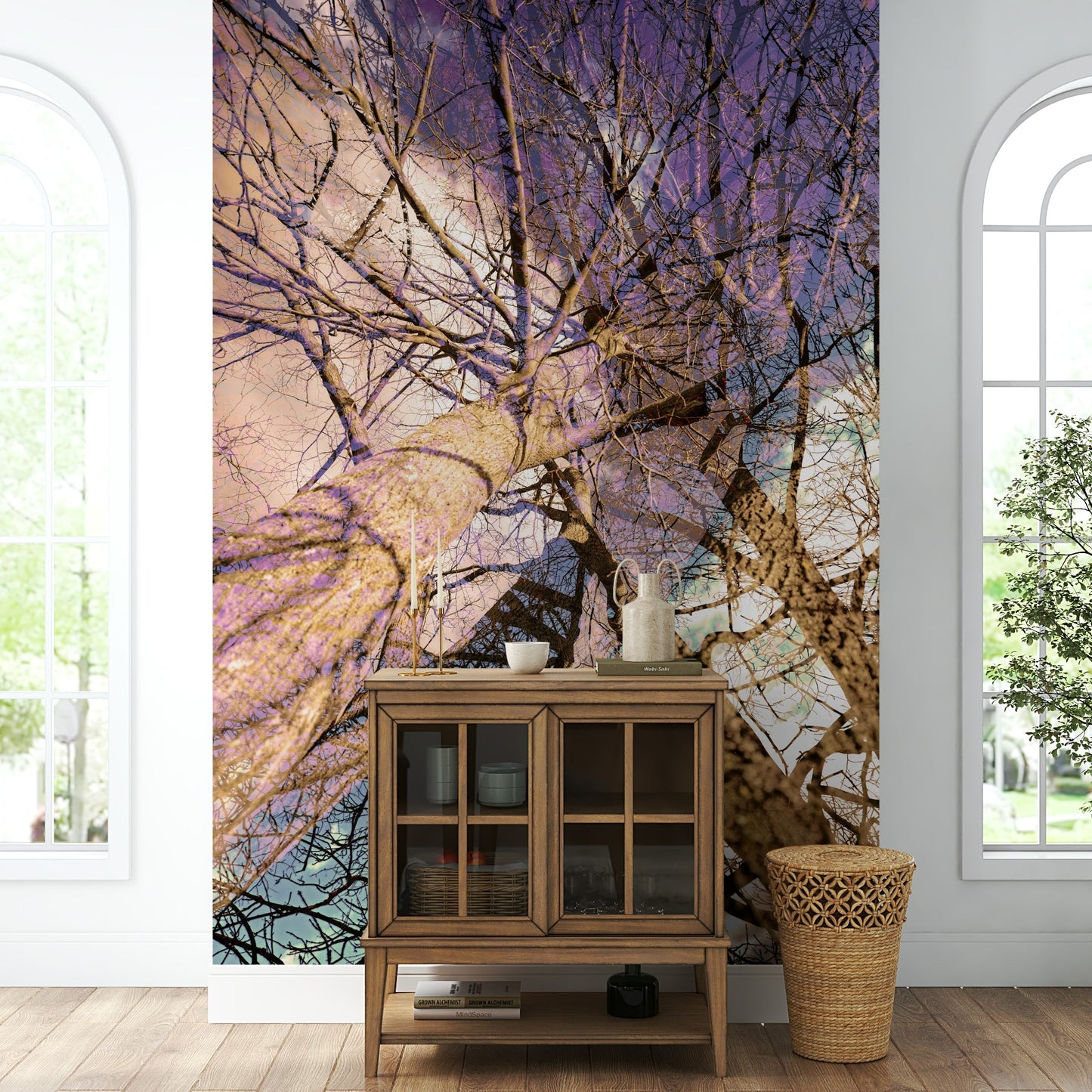 Nature-inspired wallpaper for walls
