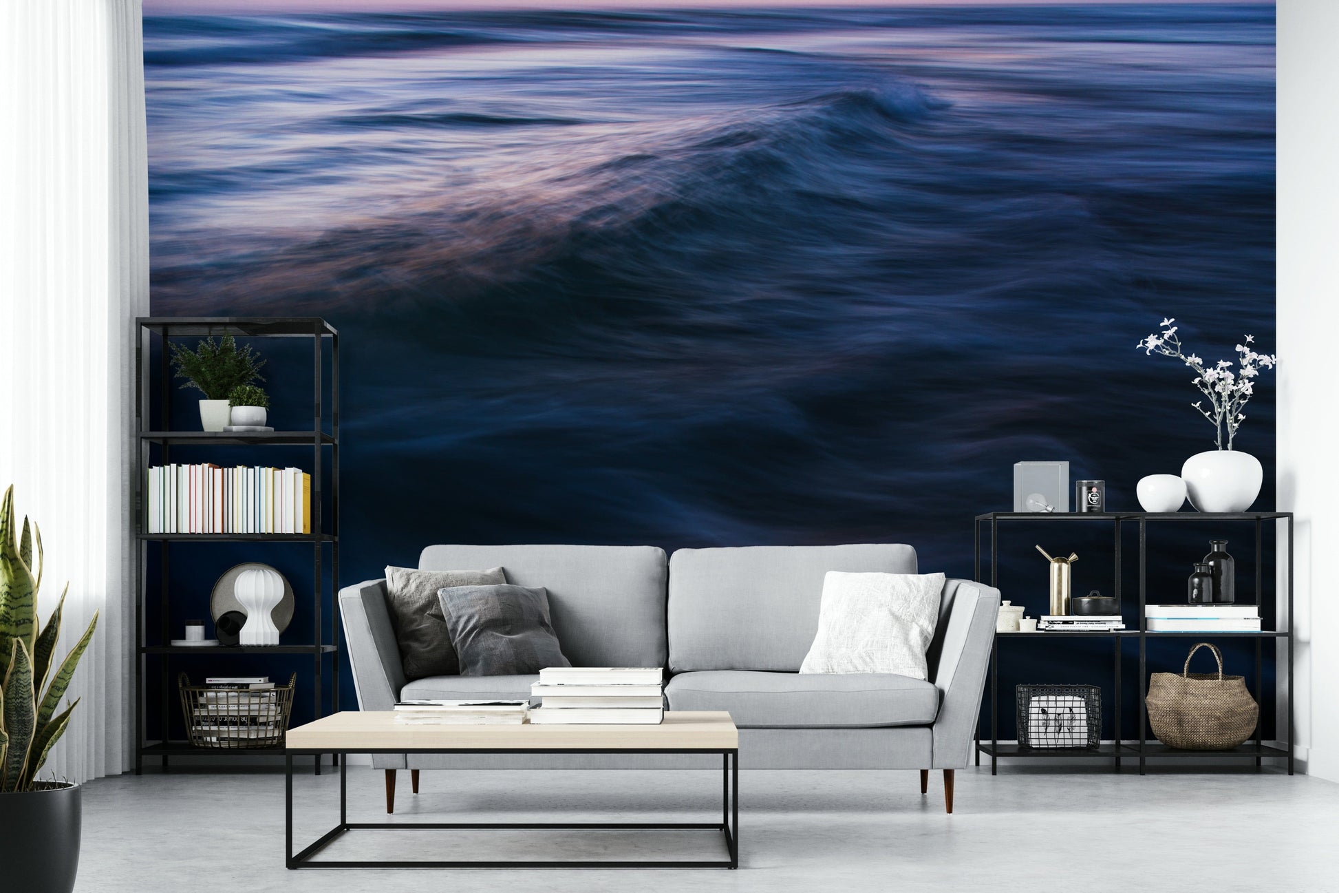 A classic wave design wallpaper for walls.

