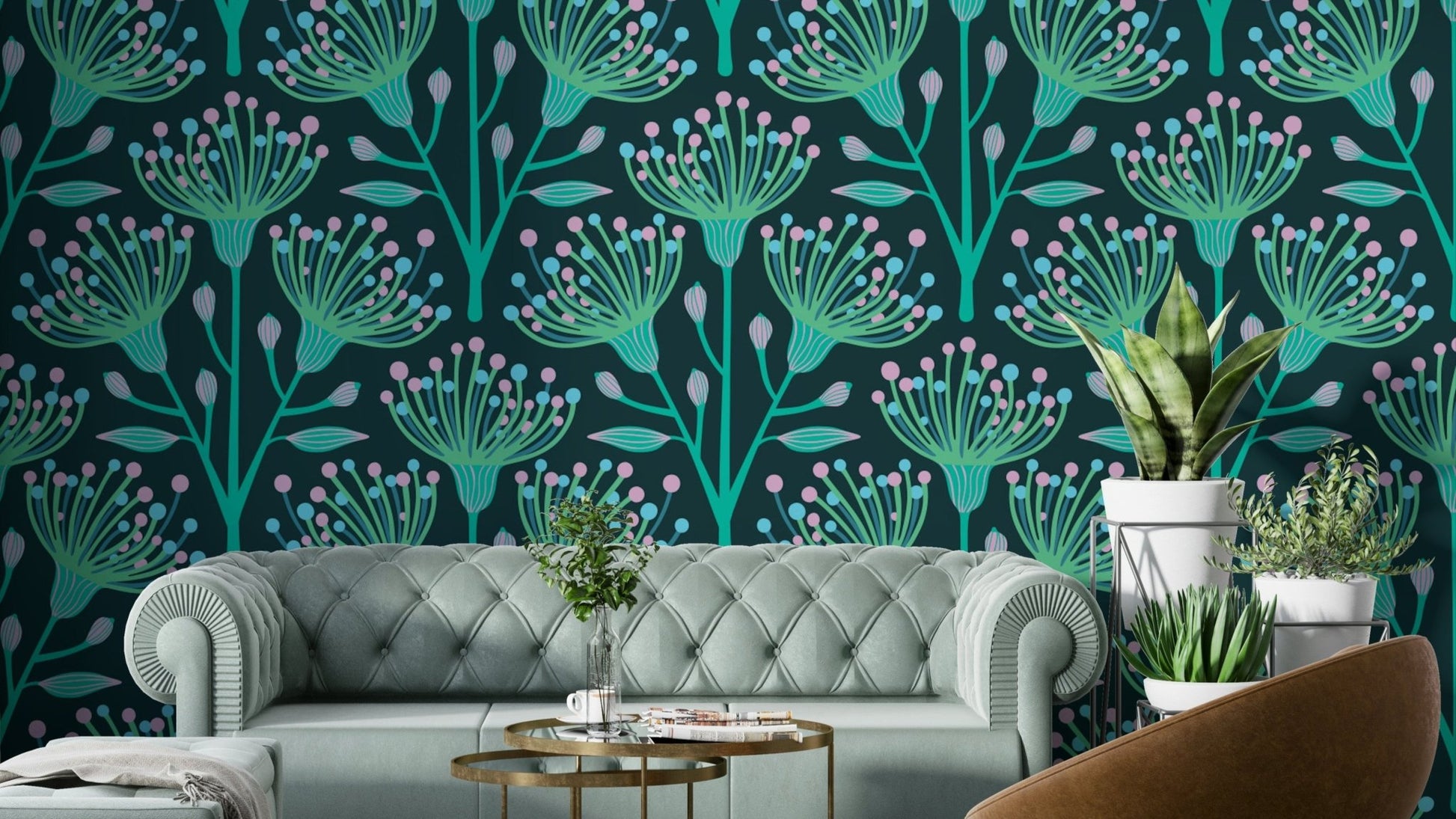 The feeling is one of fresh elegance.

