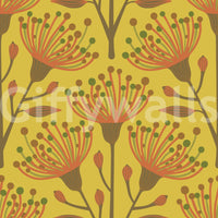 The design is non-realistic and interpretive.

