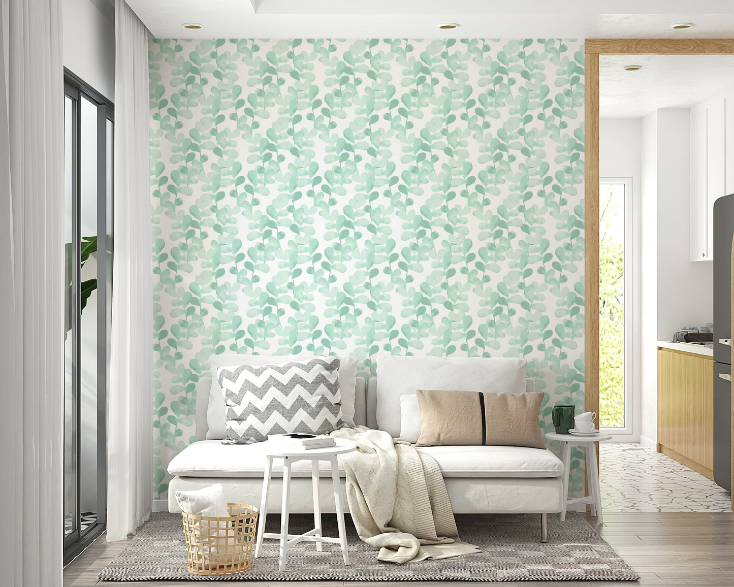 Eucalyptus Dream serene mural wallpaper

