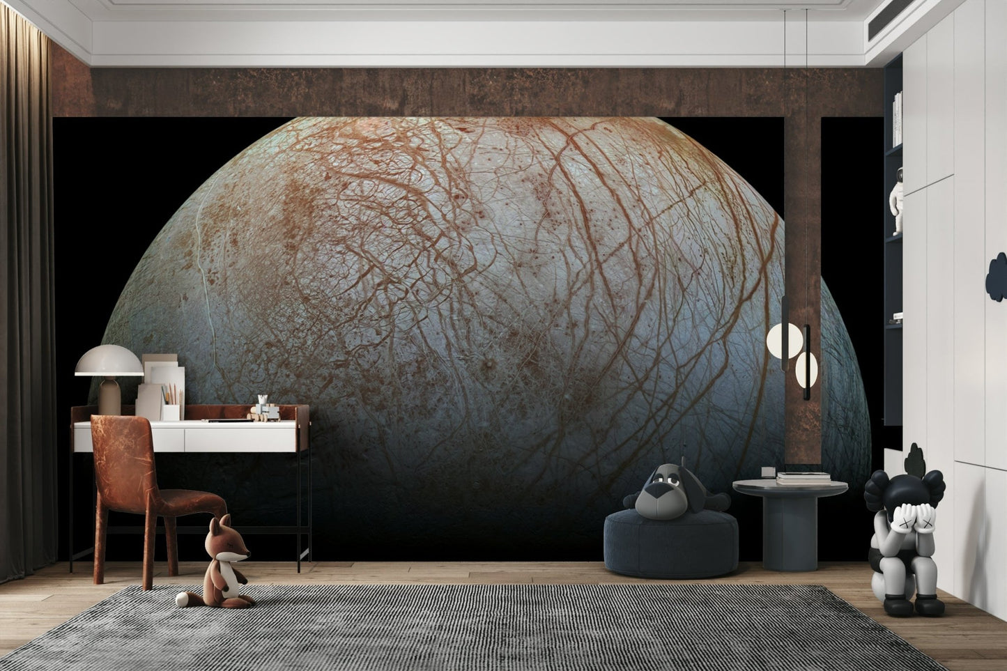 This piece is ideal for a science room, an office, or a bedroom.
