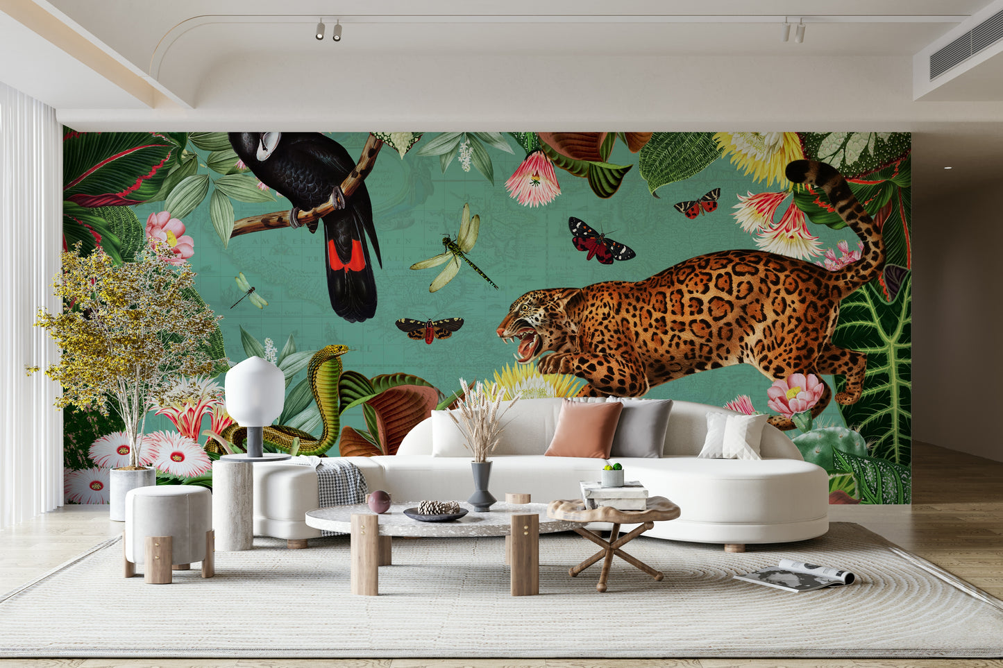 Tropical jungle wallpaper for walls


