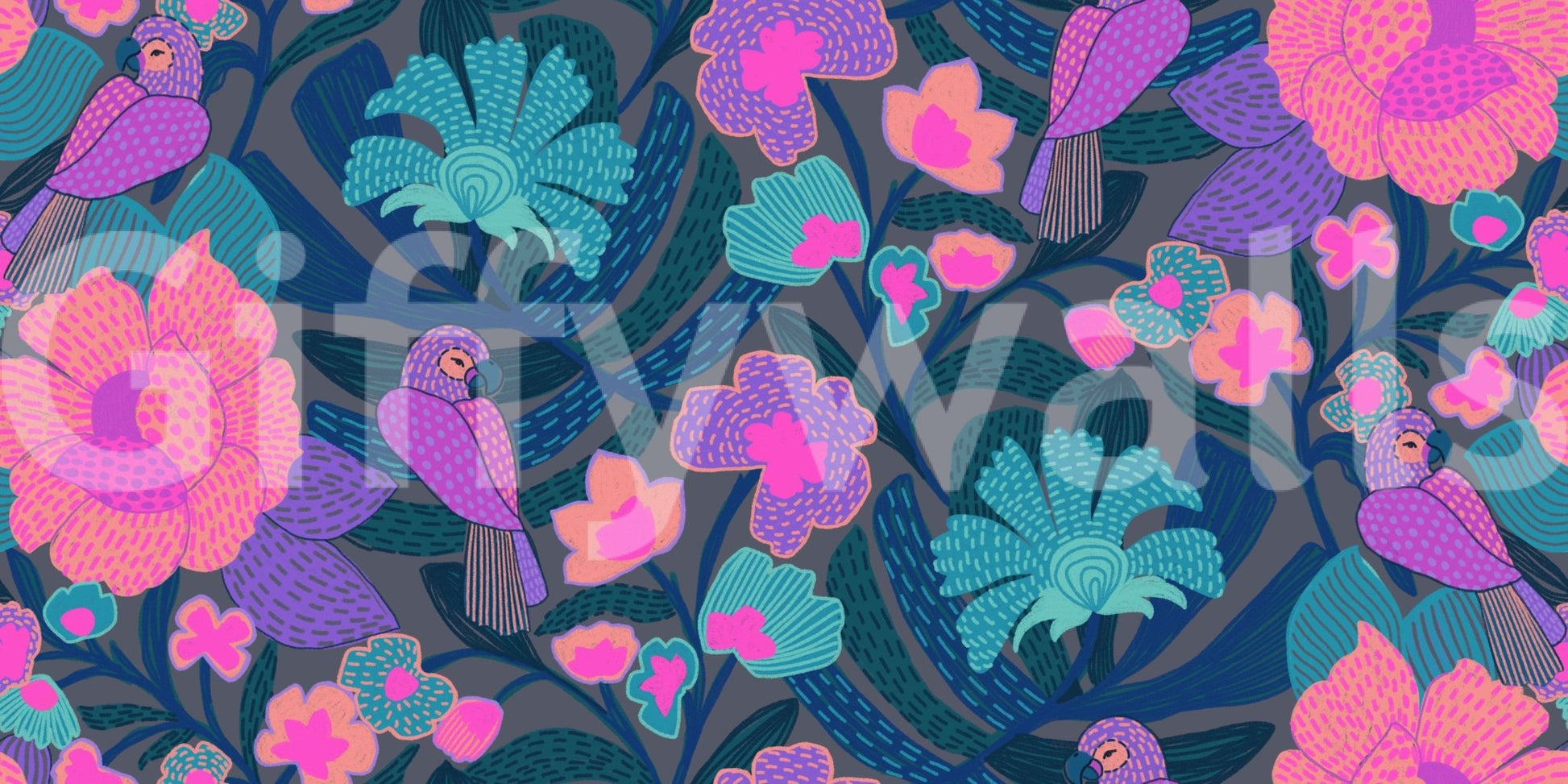 Exotic Garden Wallpaper⁠