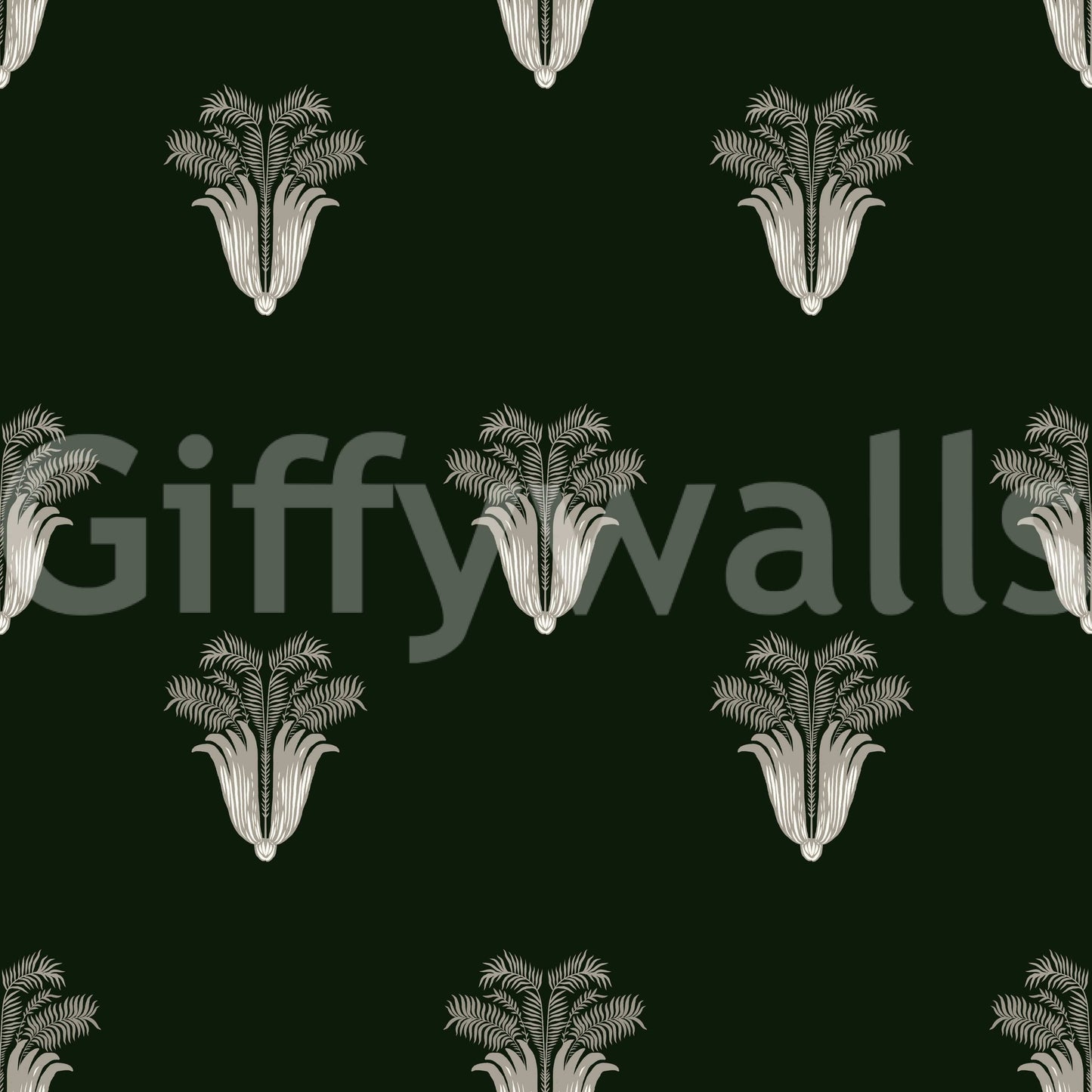A detail of the brushstrokes and tones in the design.