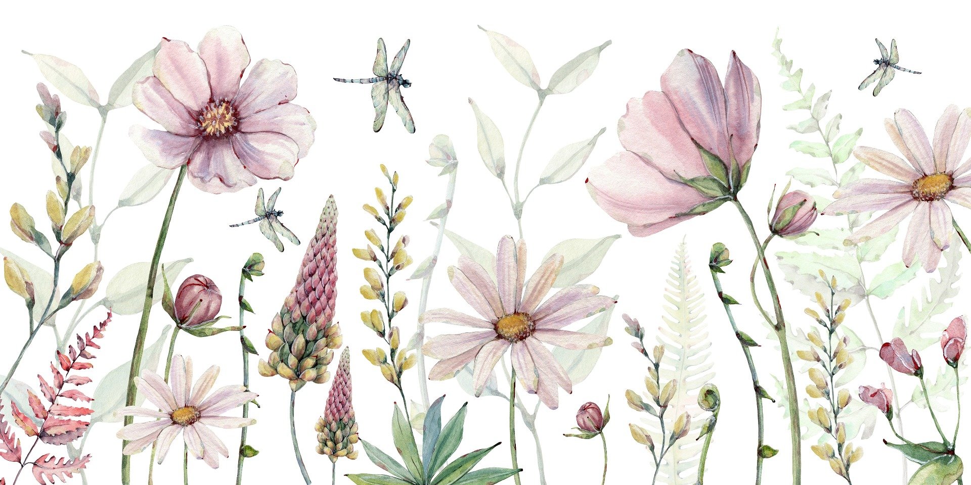 Fabulous Flowers wallpaper for wall