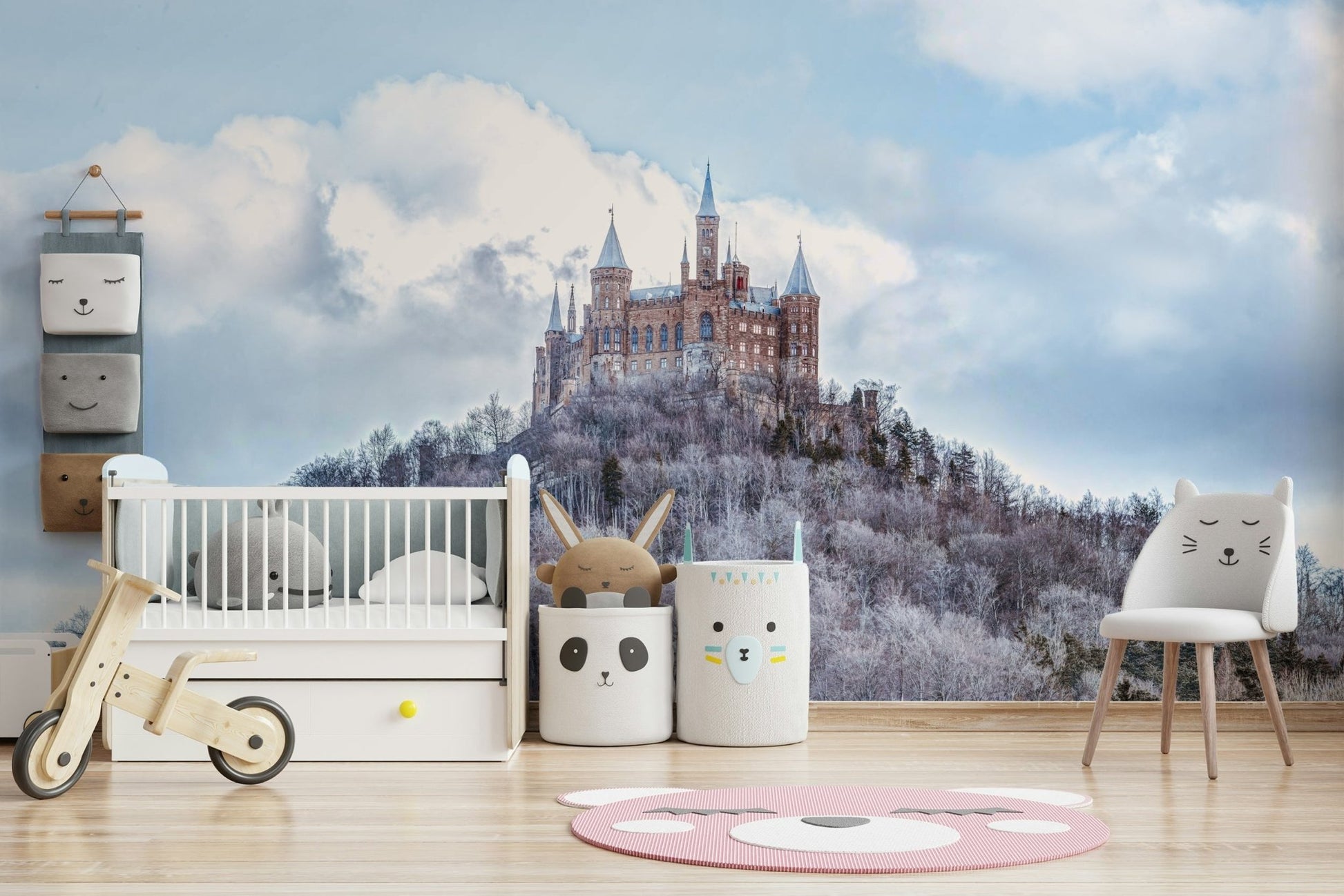 Focus on architectural elements and fantastical elements.

