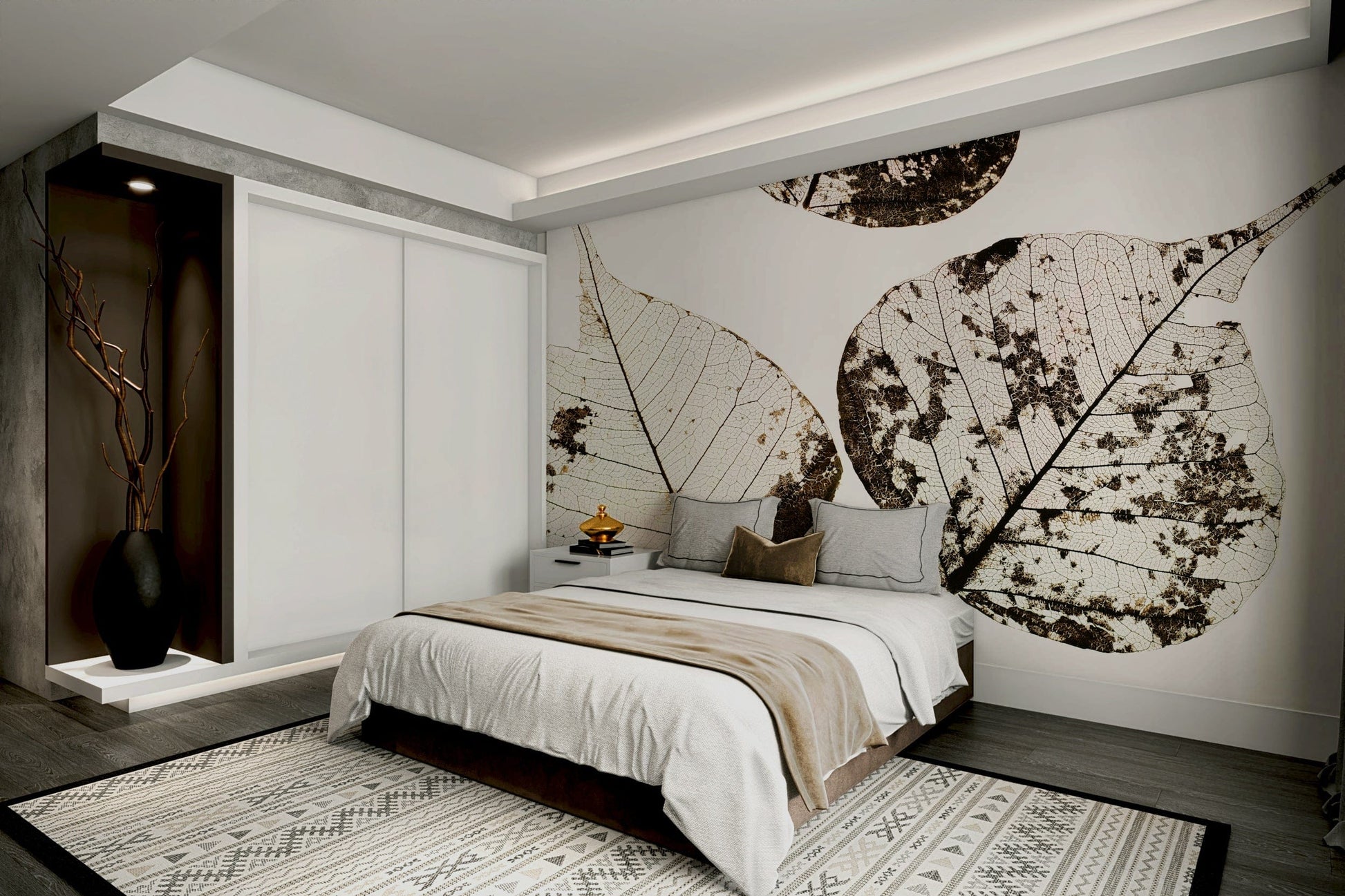 A classic autumn wallpaper for walls.

