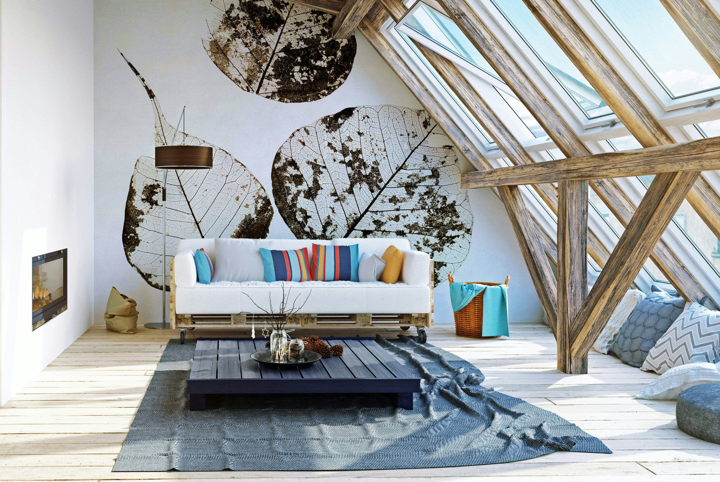 Fallen Leaves #0 Wall Mural