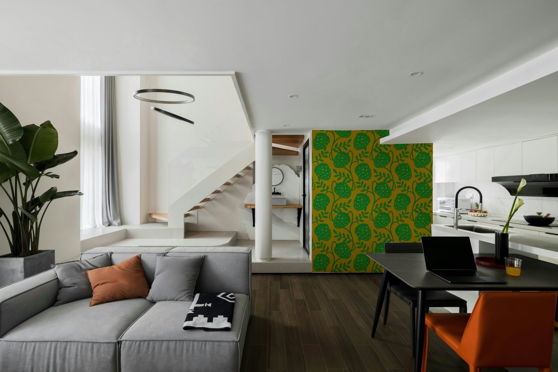 Playful yet sophisticated visual.

