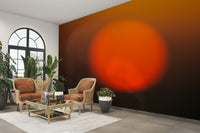 The wallpaper for walls being admired in a home.