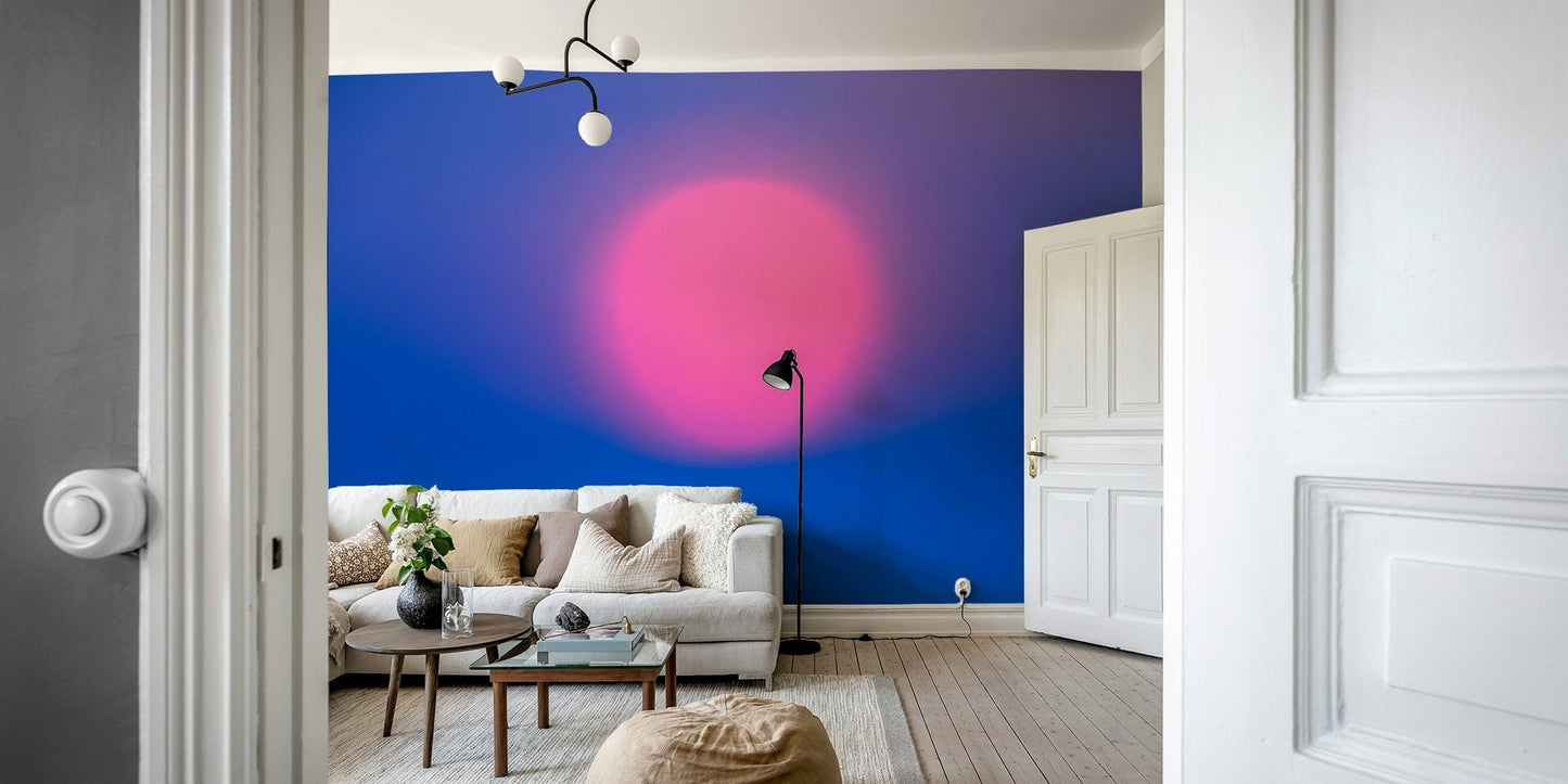 A Farewell to Day vibrant wall covering

