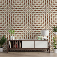 Farmhouse Classic Backsplash Clay Wallpaper⁠