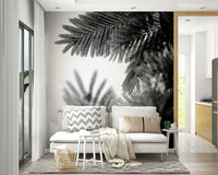 A beautiful modern art wall mural for a living room.

