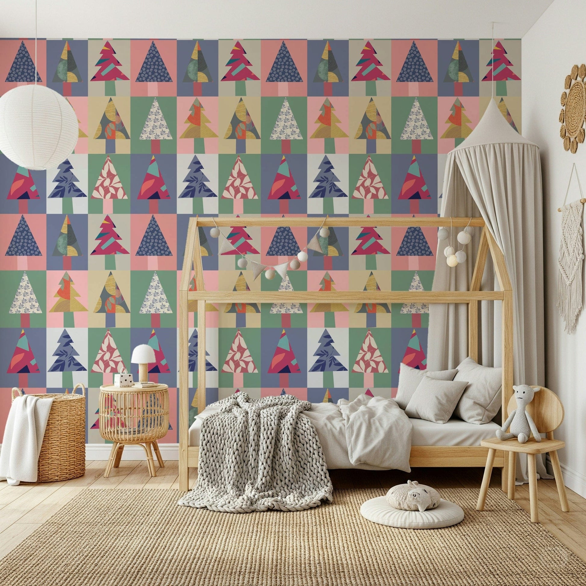 Festive Forest Wallpaper⁠