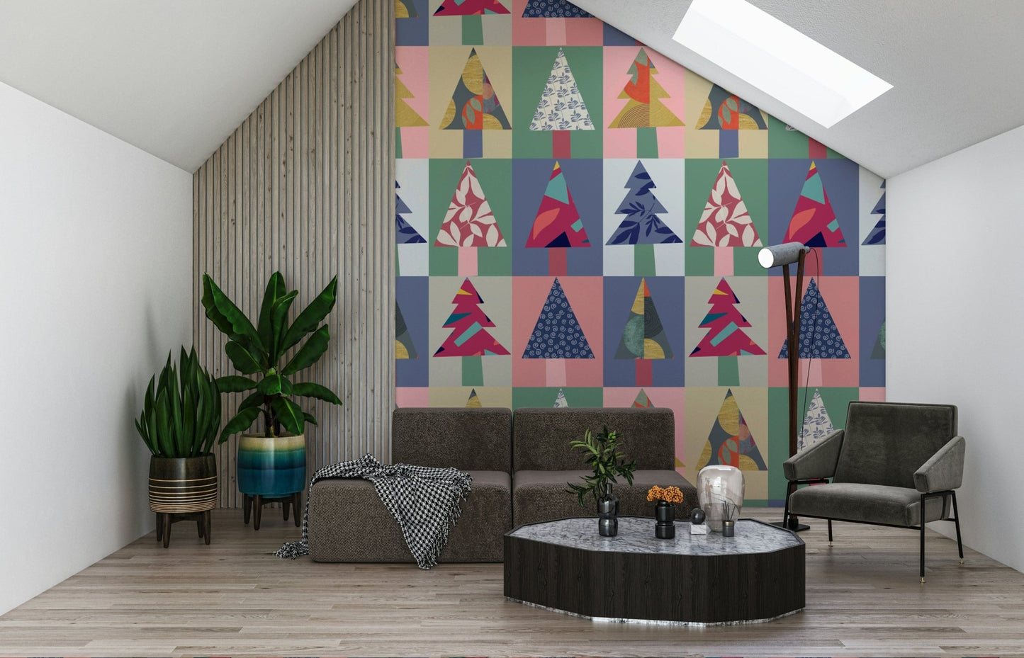 Festive Forest Wallpaper⁠