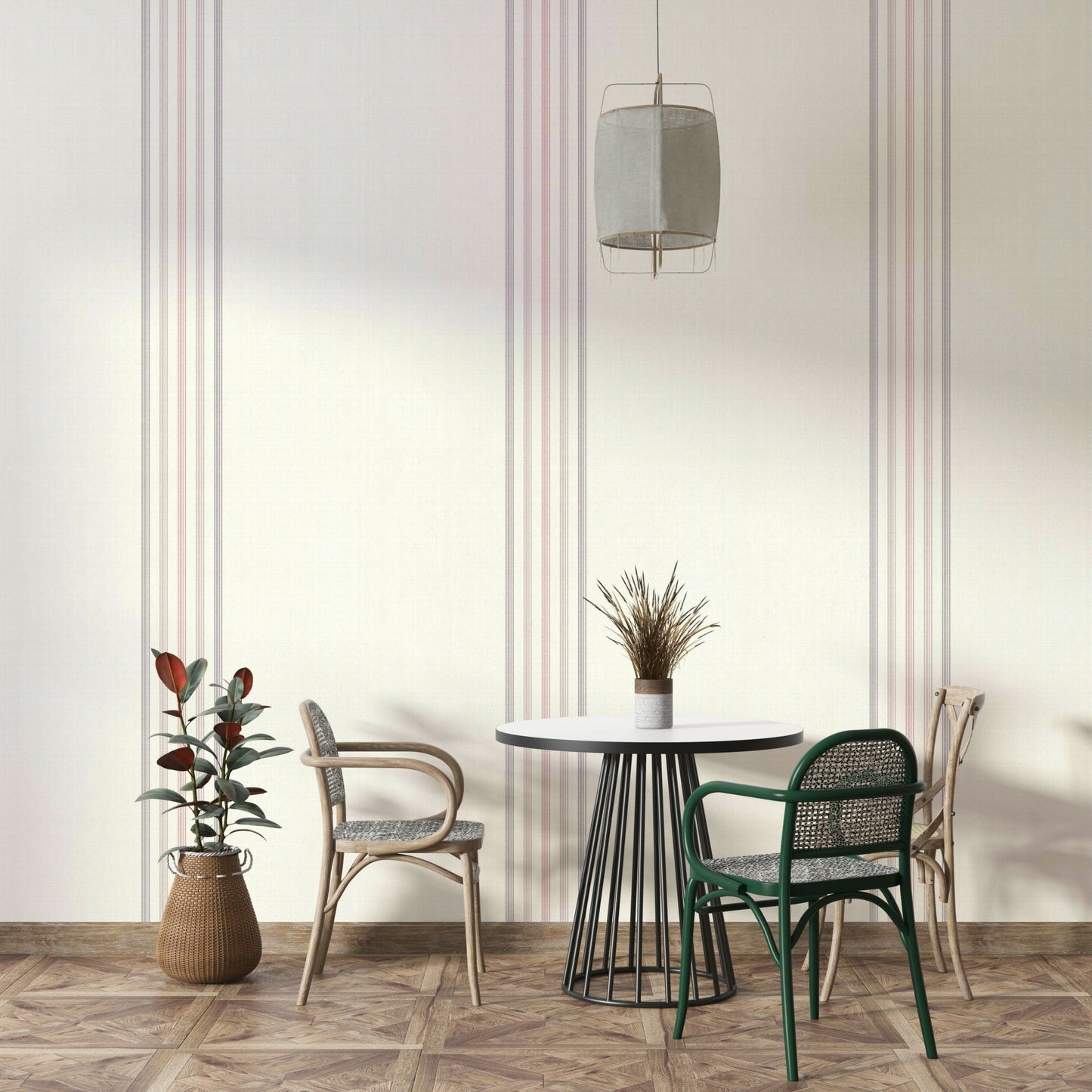 Romantic mural wallpaper for cozy interiors
