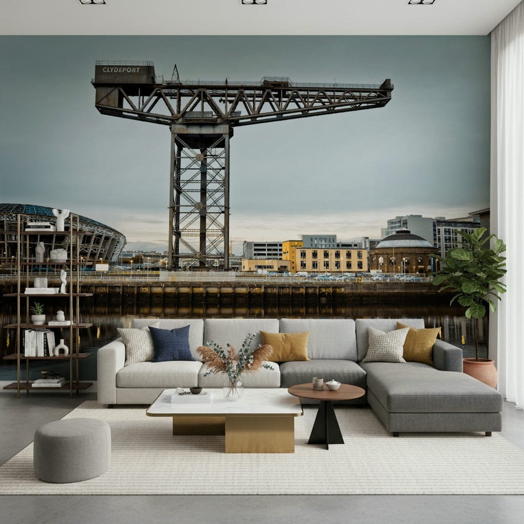 Finnieston Crane Wall Mural