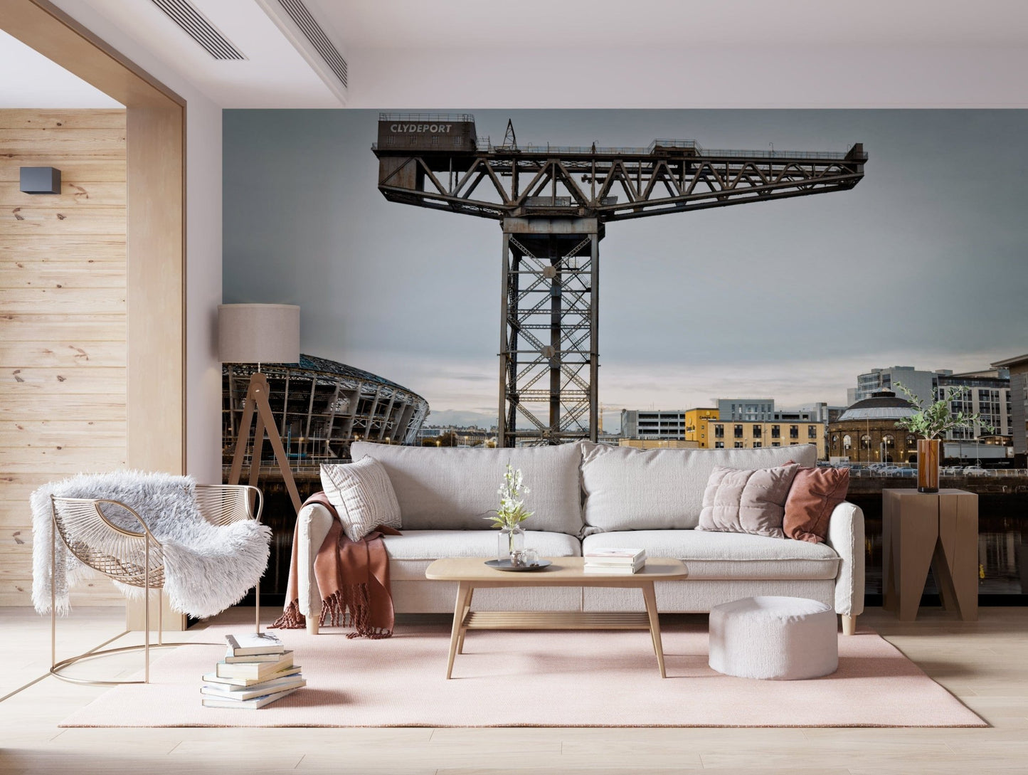 Finnieston Crane Wall Mural