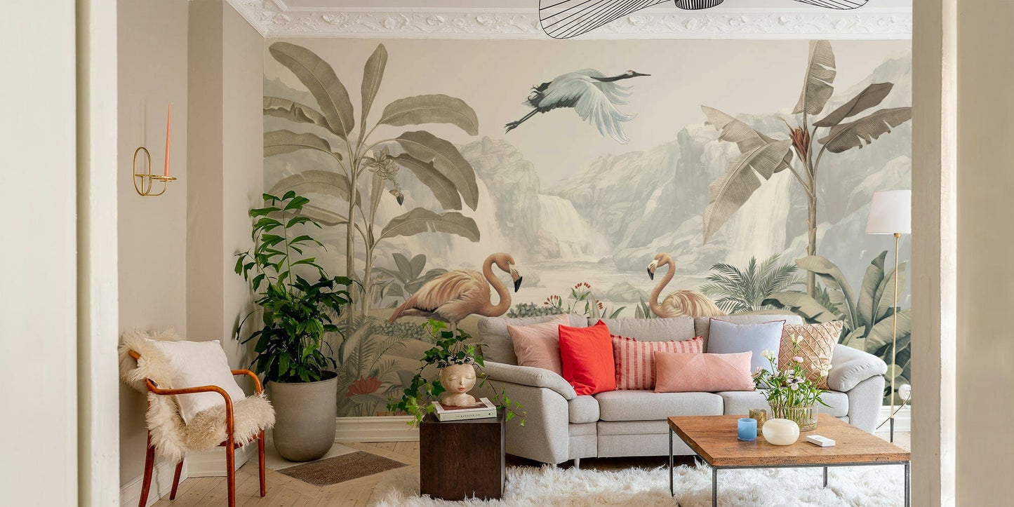 The design feels peaceful and organic.

