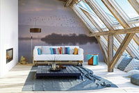 Suitable for a living room, bedroom, or a nature-inspired, calming, contemplative interior.
