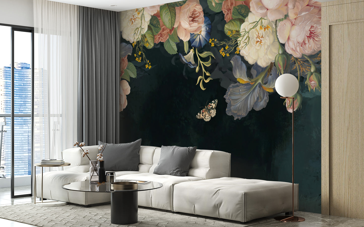 Floral Arch Wallpaper Murals - Giffywalls