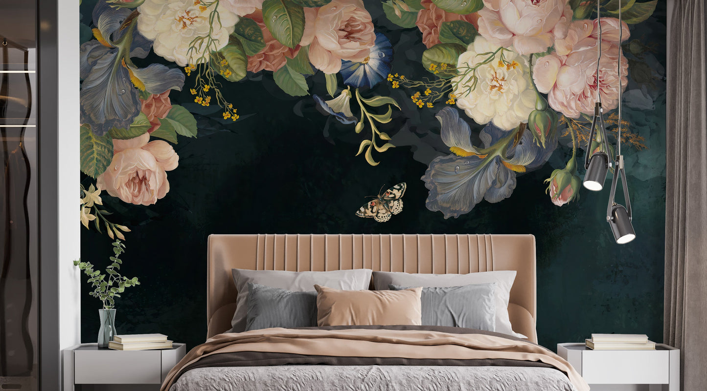 Floral Arch Wallpaper Mural
