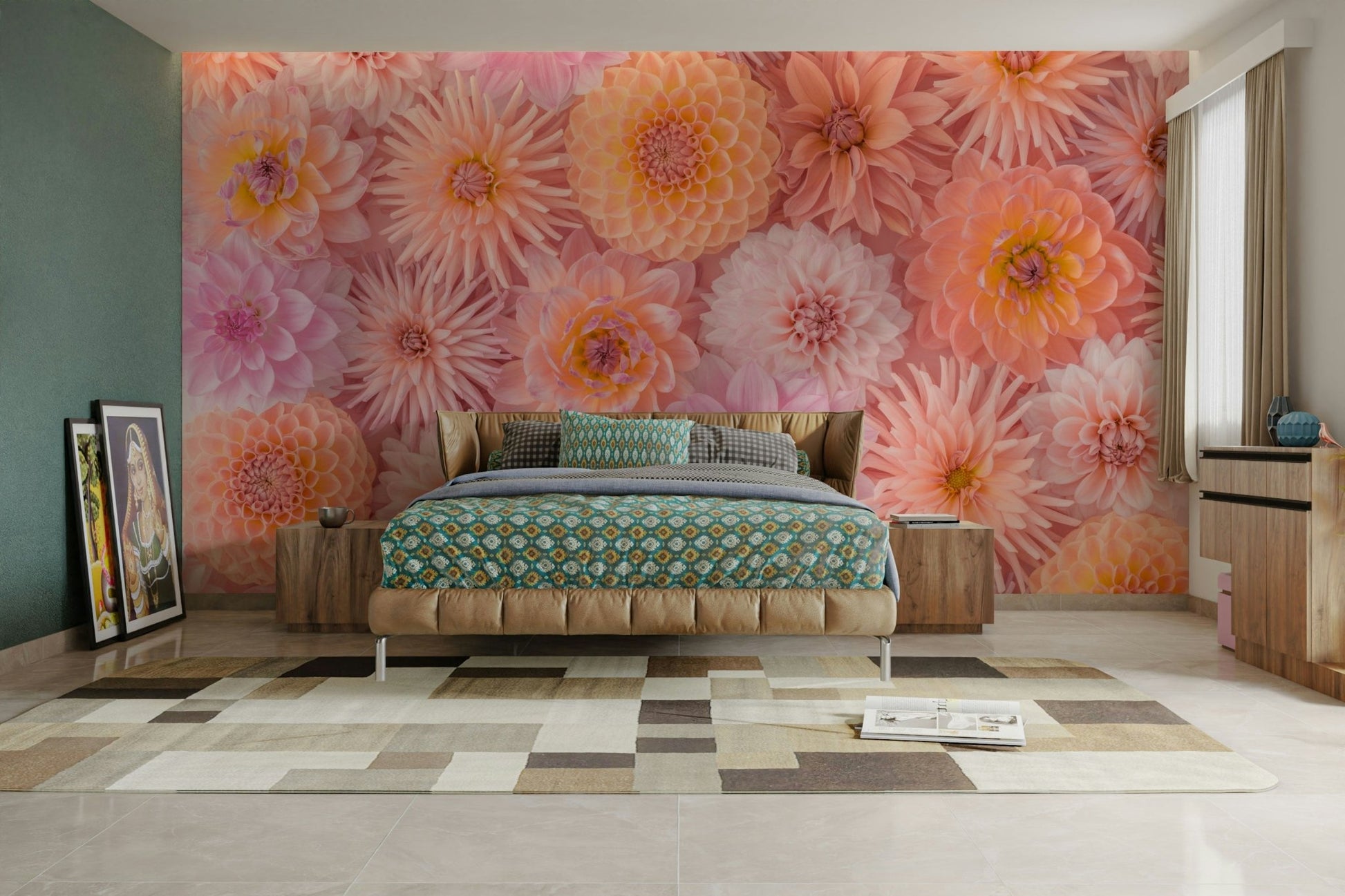 The mood is peaceful and serene.

