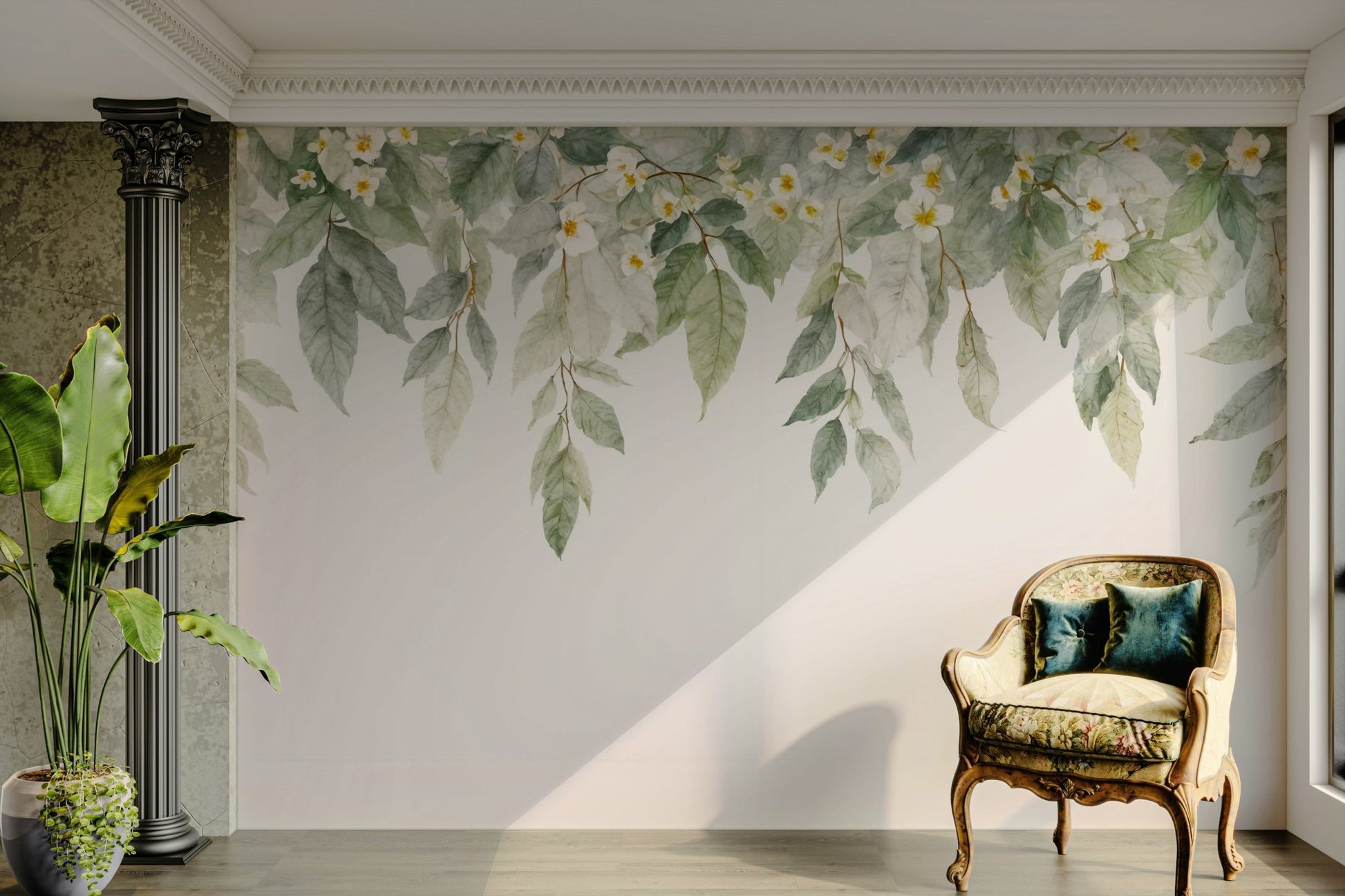 The image has a soft, painted look.

