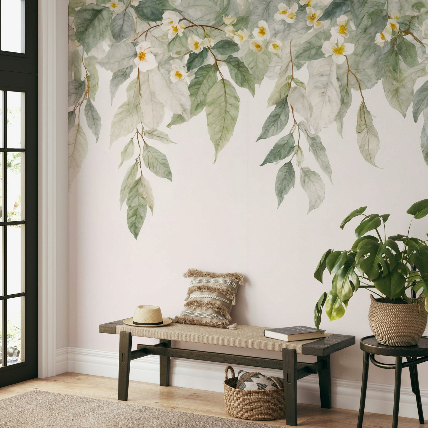 The feeling is one of fresh elegance.

