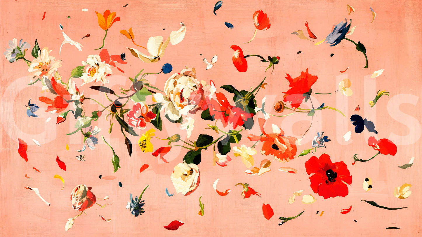 Floral Flush Wall Mural -2740785