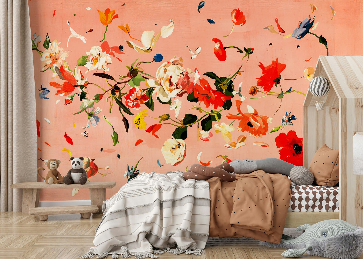 Floral Flush Wall Mural -2740785