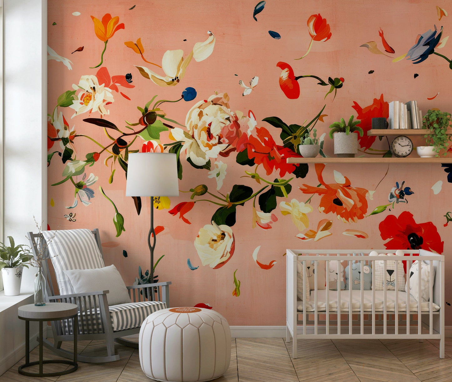 Floral Flush Wall Mural -2740785