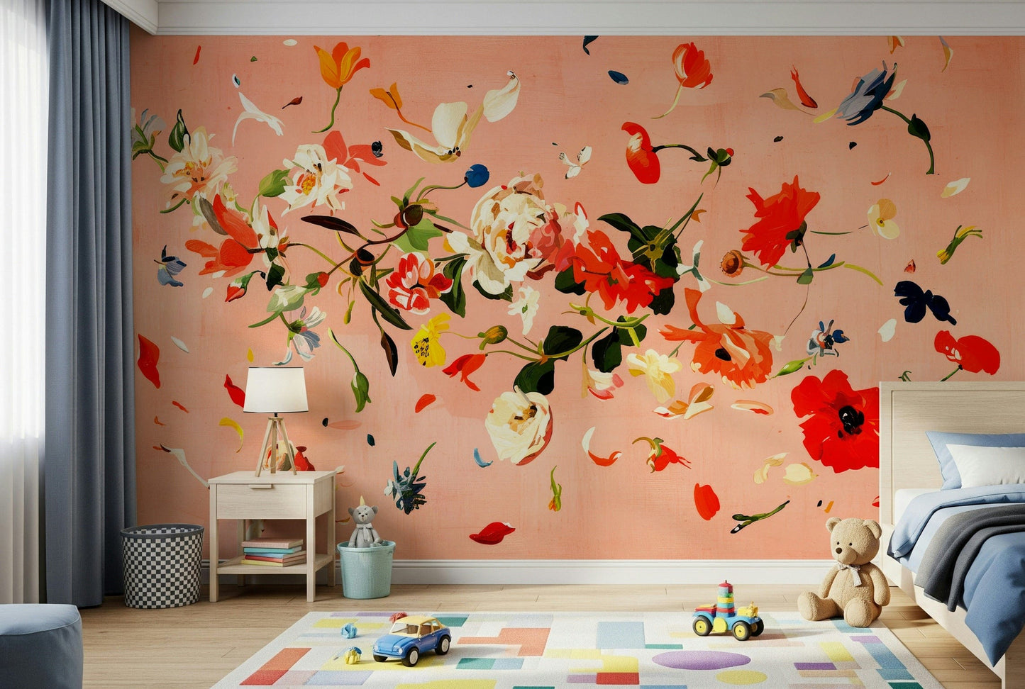 Floral Flush Wall Mural -2740785