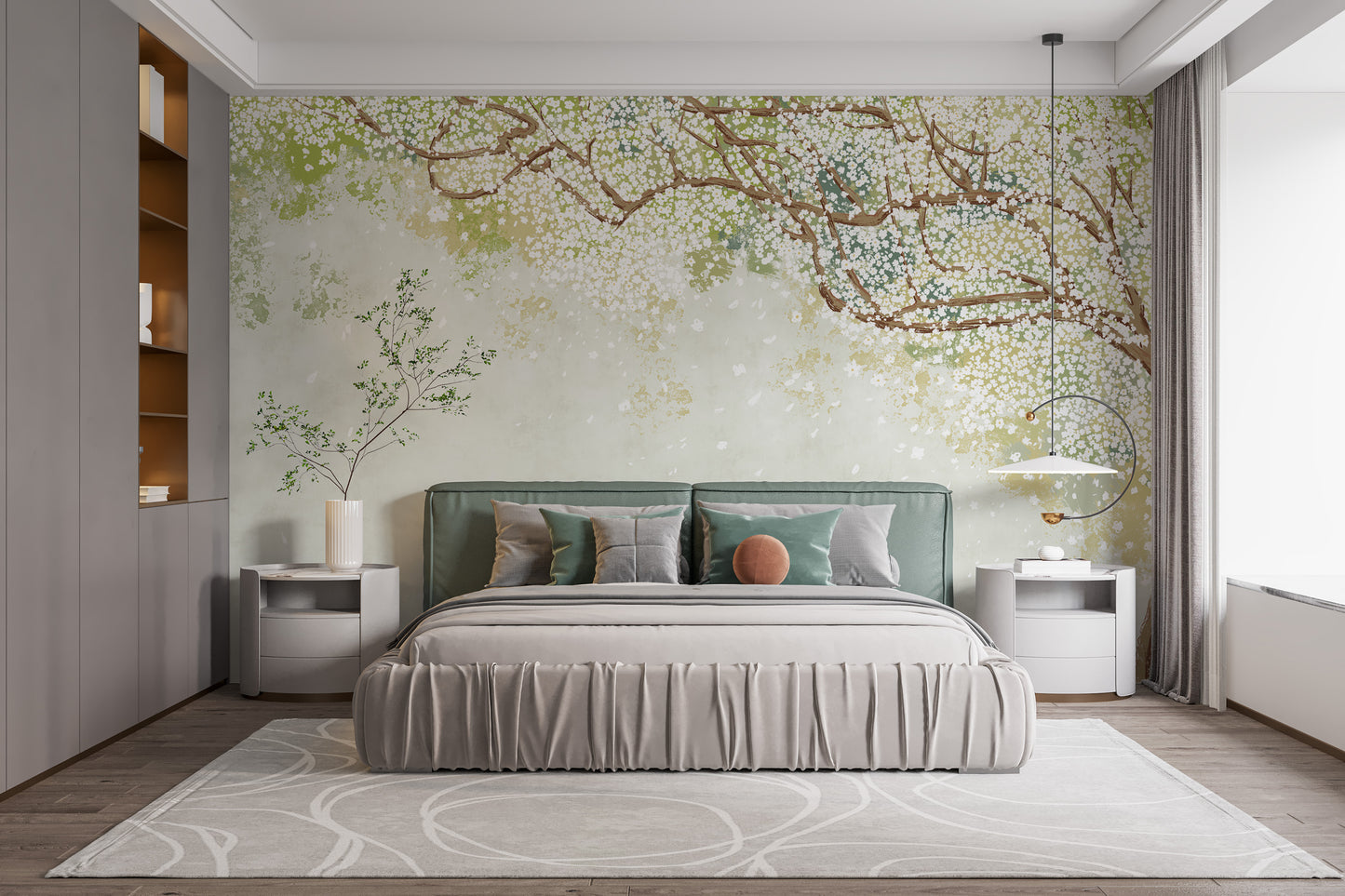 Blossom Branch Wall Mural - Giffywalls