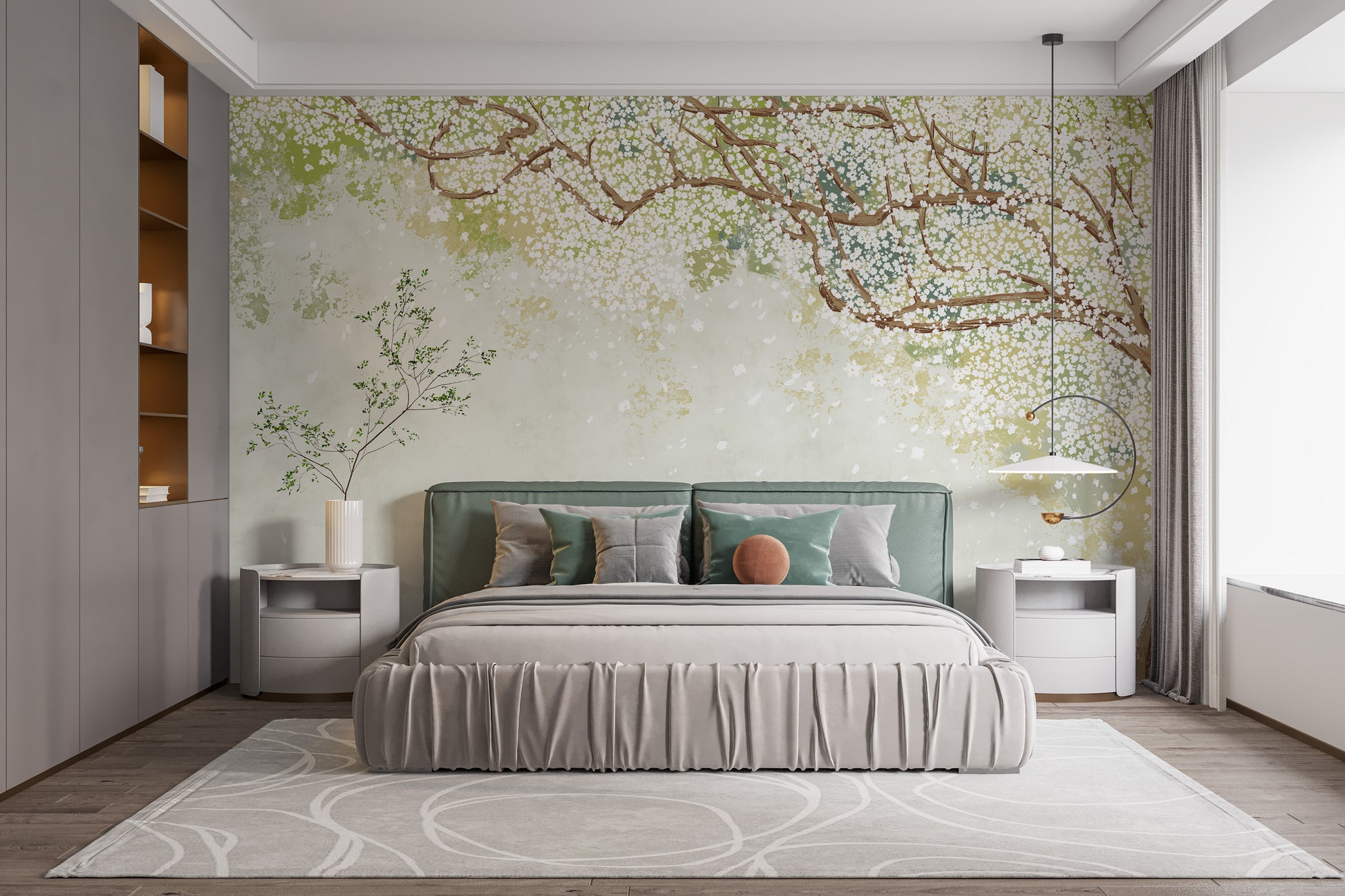 Blossom Branch Wall Mural - Giffywalls