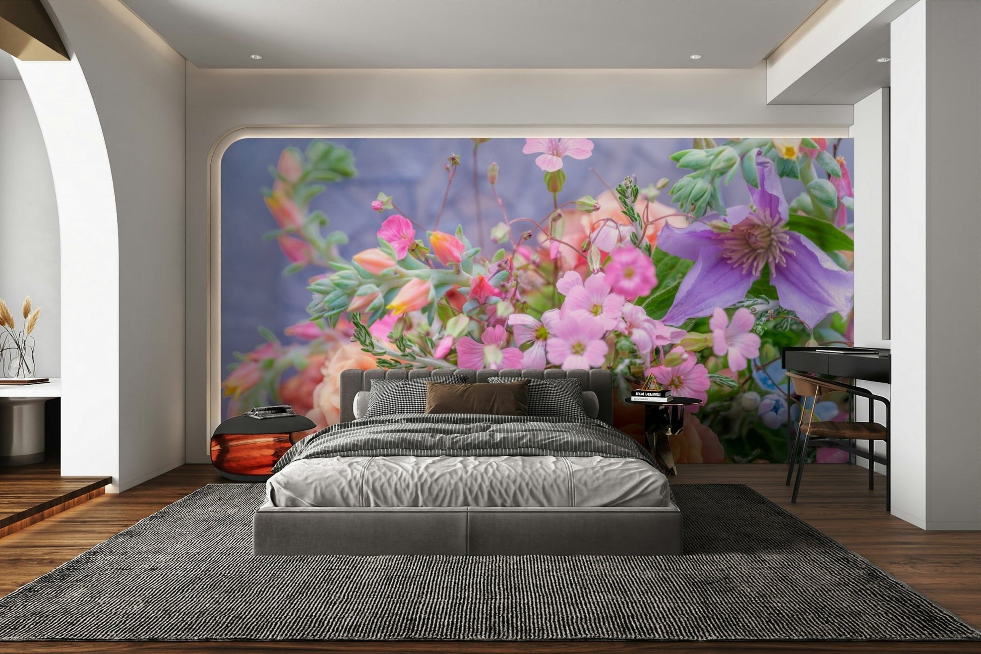 The lighting is warm and energetic.

