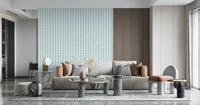 Blossom Stripe Serenity Wallpaper – Peaceful wallpaper combining soft blooms with understated striped background.