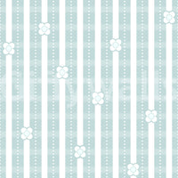 Floral Stripe Serenity Wallpaper⁠