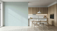 Floral Stripe Serenity Wallpaper⁠
