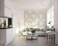Wallpaper with a mix of light backgrounds and vibrant colors.

