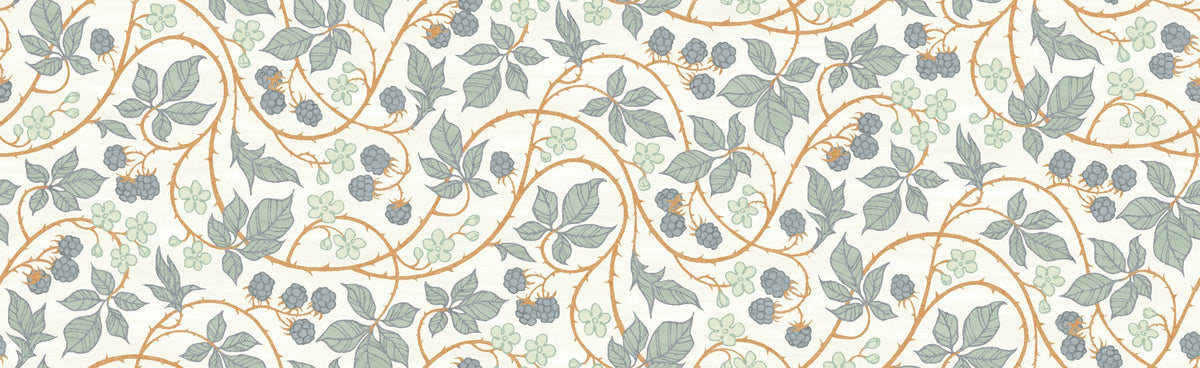 Trendy Colorful Blackberry Leaves Wallpaper for Walls in your room