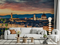 Panoramic Florence Twilight peel and stick decal.