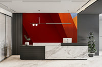 A contemplative wave texture wallpaper mural for a feature wall.

