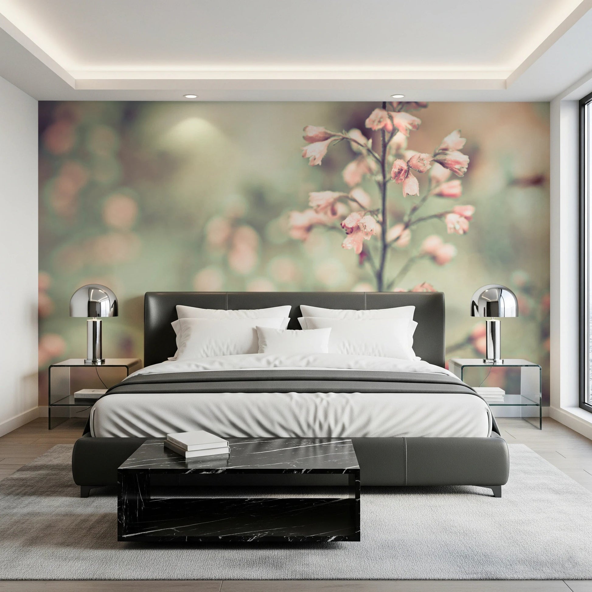 Flowering Heuchera Wall Mural