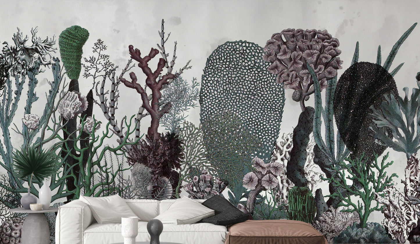Flowers & Plant Wallpaper Mural
