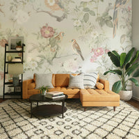 Calm flower mural wallpaper style

